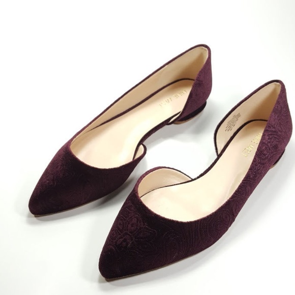 nine west pointed toe flats